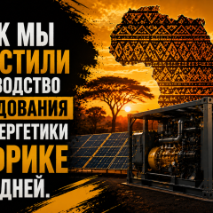 Как мы запустили производство  оборудования для энергетики в Африке за 30 дней