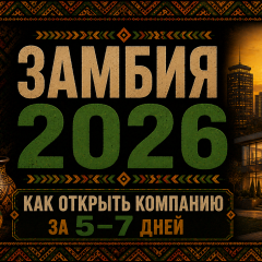 Замбия 2026. Как открыть компанию за 5–7 дней